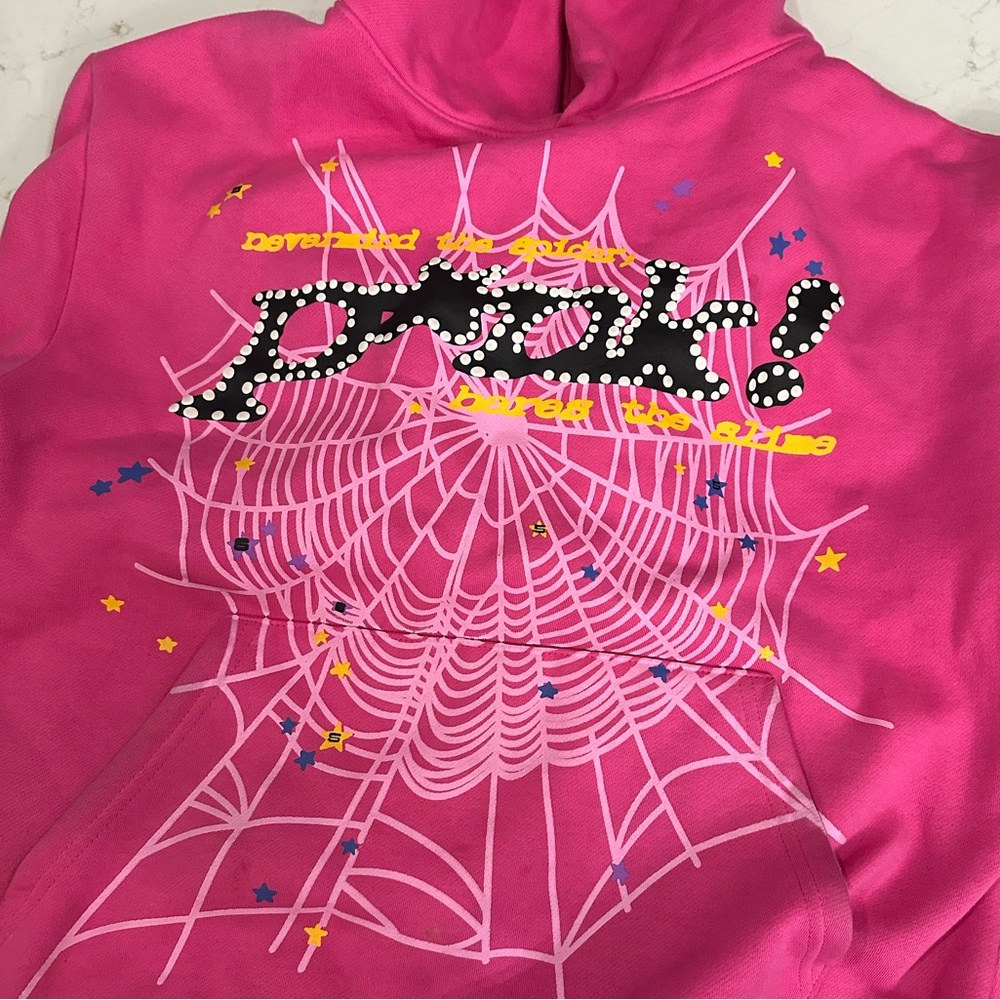 P*nk SP5DER hoodie